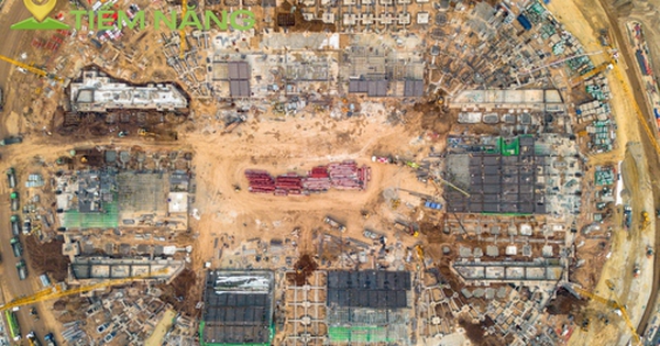 Đại công trường xây sân vận động lớn thứ hai Việt Nam: Lột xác sau 2 tháng, khán đài 60.000 chỗ dần lộ diện