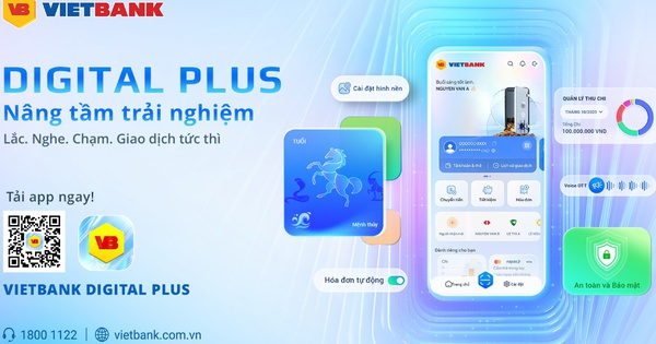 Vietbank Digital Plus thu hút với 5 tính năng đáp ứng nhu cầu người dùng hiện đại