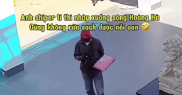 Bà hàng xóm khiến anh shipper tí thì 