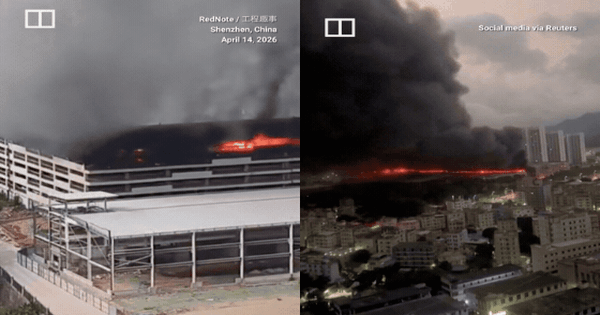 Biển lửa bao trùm bãi đỗ xe BYD tại Trung Quốc: Gara tự động biến thành lò thiêu