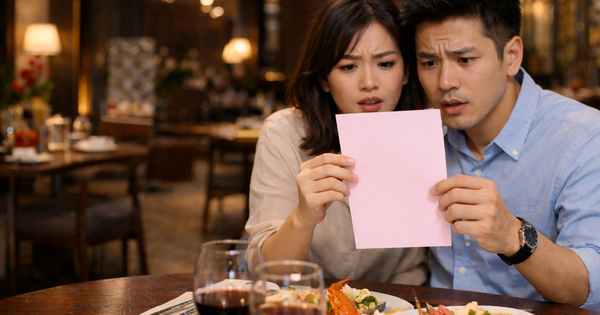 Đồng nghiệp mới rủ chồng tôi đi ăn để làm quen, cuối bữa tuyên bố một điều rồi đưa tờ hoá đơn 