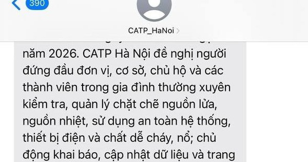 Công an Hà Nội mới gửi tin nhắn thông báo đến từng SĐT: Người dân cần chú ý