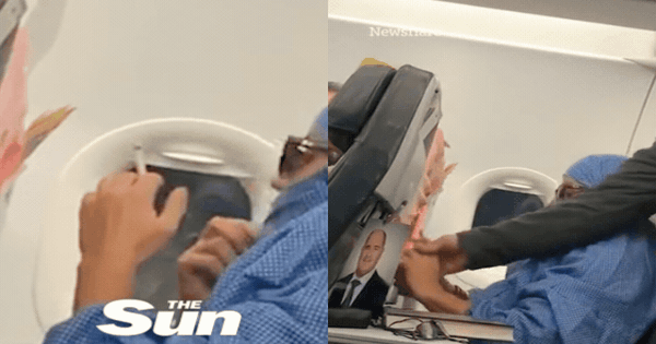 Cảnh tượng gây sốc: Nữ hành khách châm lửa đốt ghế khi máy bay đang bay