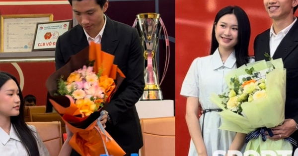 Cận cảnh cử chỉ ga lăng, tình cảm của Đoàn Văn Hậu dành cho Doãn Hải My