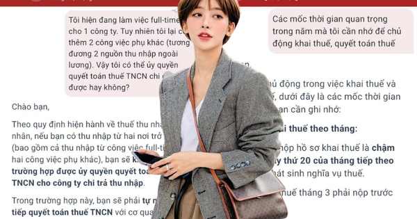 Làm văn phòng nhưng “nhận thêm job ngoài”: 3 mốc thời gian khai thuế cần nhớ