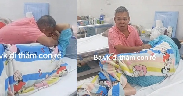 Bố vợ mếu máo ôm hôn con rể nằm trên giường bệnh: Câu chuyện đau lòng phía sau