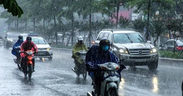 Không khí lạnh yếu gây mưa dông ở Bắc Bộ, Bắc Trung Bộ, có nơi trên 80mm