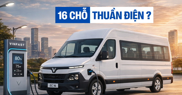 Hình ảnh VinFast EC Van 16 chỗ chỉ là AI, không phải thông tin chính thức