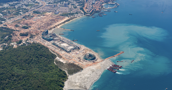 Diện mạo Trung tâm Hội nghị APEC ở Phú Quốc dần lộ diện sau 10 tháng thi công