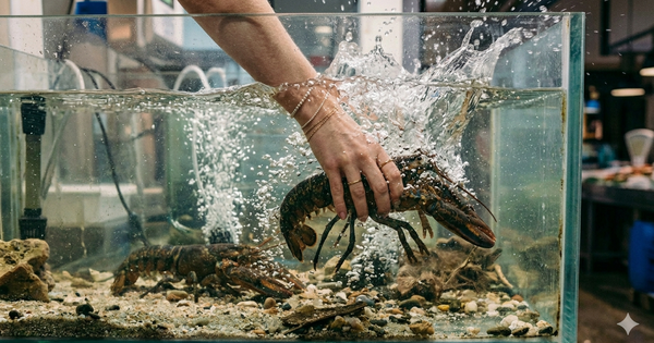 Người phụ nữ bất ngờ xông vào nhà hàng “giải cứu” tôm hùm: Bị kiện ra tòa, nhận án treo