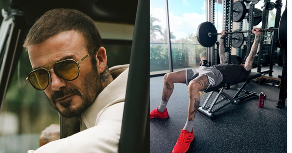 David Beckham cởi trần khoe body 6 múi 