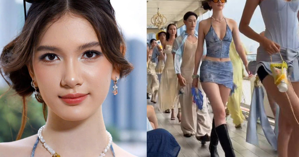 Em gái chân dài 19 tuổi của thủ môn Lâm Tây debut làm người mẫu, nhan sắc và thần thái gây chú ý trên sàn catwalk