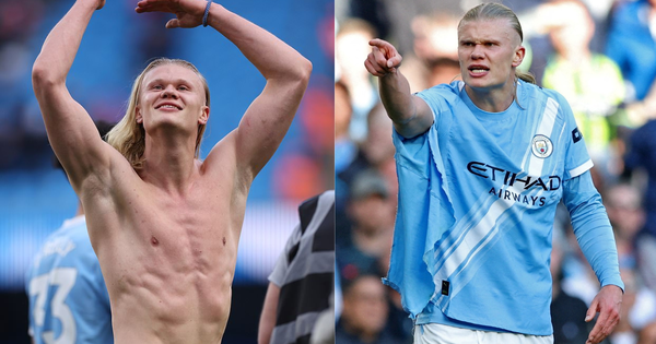 Erling Haaland xõa tóc, khoe body chắc khoẻ gây xôn xao