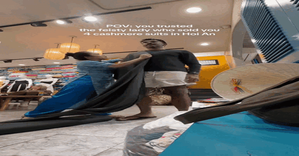 Khách Tây ấn tượng trước tốc độ may vest của 