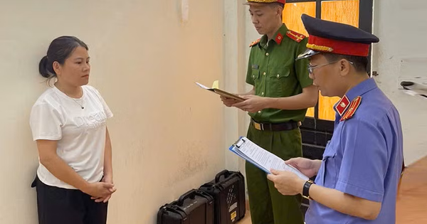 Thi hành lệnh bắt tạm giam Giám đốc Trần Thị Thân SN 1984