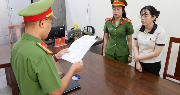 Thi hành lệnh bắt tạm giam Võ Thị Ngọc Lan 41 tuổi