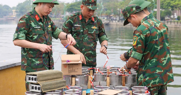 Cận cảnh trận địa pháo hoa sẵn sàng thắp sáng bầu trời Đất Tổ