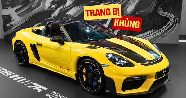 Tôi sờ tận tay Porsche 718 Spyder RS độc nhất Việt Nam: Phanh gốm hơn 500 triệu, tổng tiền 'option' dư mua 1 chiếc Mercedes GLC