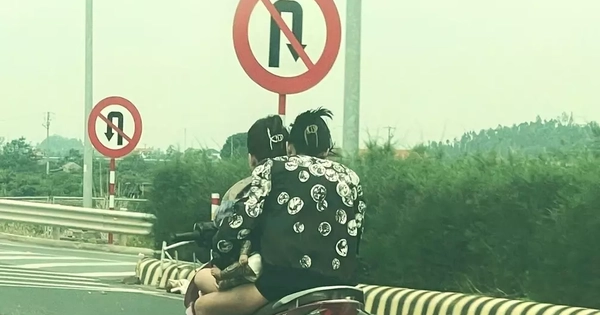 Hai cô gái đầu trần phi xe máy ‘bạt mạng’ trên cao tốc Hạ Long - Hải Phòng