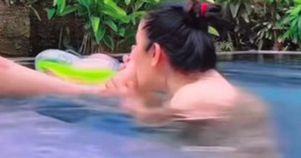 Hoa hậu Phương Lê hôn chân Vũ Luân gây chú ý