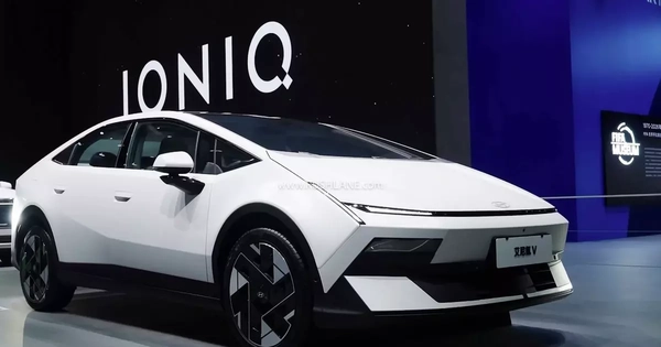 Cận cảnh xe điện thiết kế lạ của Hyundai