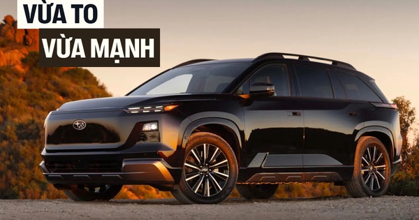 Subaru Gateway ra mắt: SUV cỡ lớn với 3 hàng ghế, dùng công nghệ Toyota, mạnh 420hp, chạy gần 500km/sạc