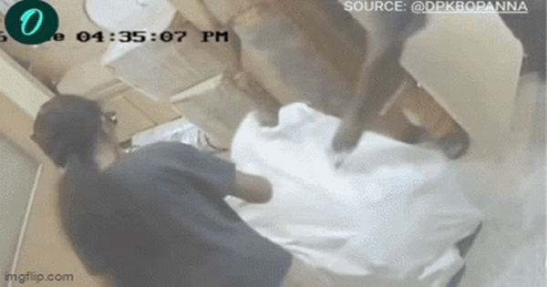 Con gái gói cha vào bao tải, gửi bưu cục để quay video tăng view