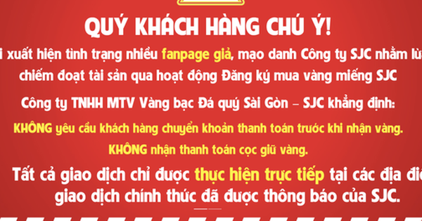 Nhiều công ty vàng - bạc vừa có thông báo quan trọng
