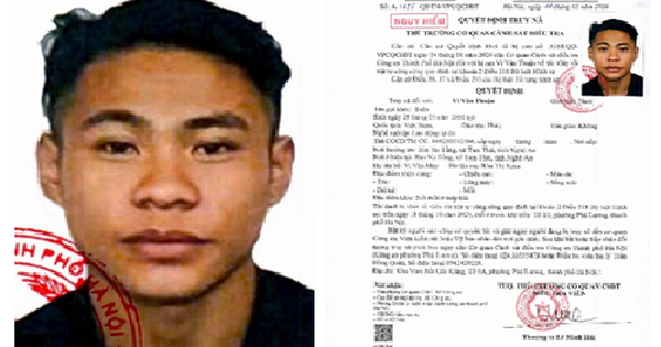 Quyết định truy nã nhân viên quán karaoke Vi Văn Thuận