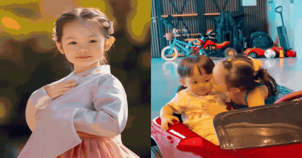 Ái nữ nhà đại gia Cường Đô La: Mới 6 tuổi đã biết phụ mẹ chăm em, có nét 