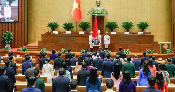 Lễ tuyên thệ nhậm chức của Chủ tịch Quốc hội khóa XVI Trần Thanh Mẫn