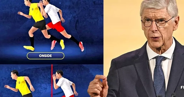 Chủ nhà World Cup 2026 đưa vào vận hành luật việt vị mới của Arsene Wenger