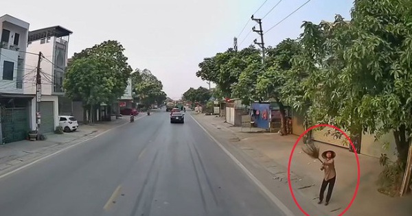 Xác định người phụ nữ cầm chổi ra hiệu, cứu cô gái bị xe ben kéo lê cả trăm mét trên quốc lộ
