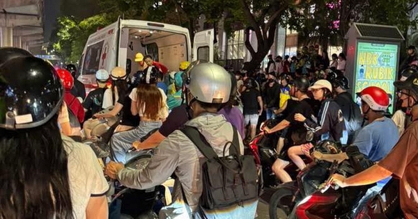 Hiện trường nữ tài xế bị tấn công trên đường Xuân Thủy, gục tại chỗ