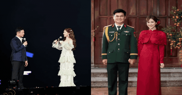 Hòa Minzy và đại úy Thăng Văn Cương đã công khai điều này giữa concert Sao Nhập Ngũ
