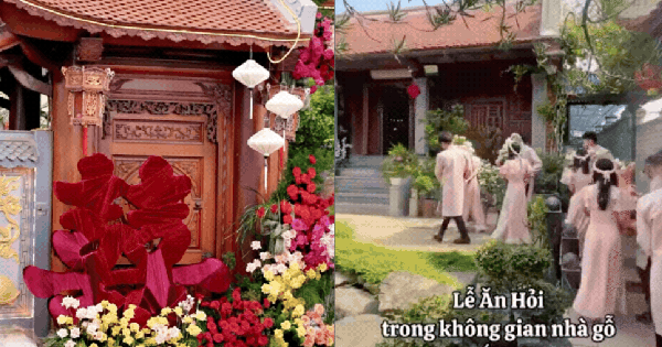 Chẳng cần vàng đeo trĩu cổ hay sổ đỏ trao tay, đám cưới này vẫn toát ra khí chất 
