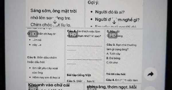 Phụ huynh bức xúc tố cô giáo lớp 1 nhờ ChatGPT soạn bài tập tiếng Việt cho học sinh, còn 
