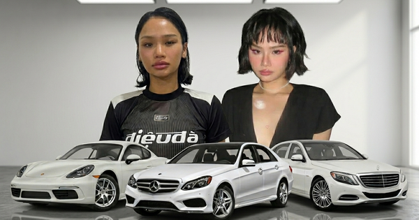 Gu chơi xe của Miu Lê: Trung thành với tông màu trắng, nâng cấp dần từ Mercedes-Benz sang Porsche