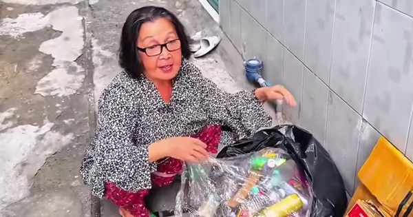 Nữ nghệ sĩ phải đi lượm ve chai: 