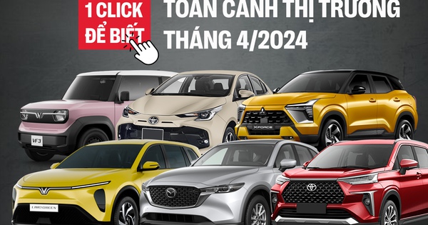Doanh số ô tô tháng 4/2026: Toyota Veloz Cross bất ngờ dẫn đầu nhóm xe xăng dầu, VinFast áp đảo chiếm trọn 5 vị trí top đầu