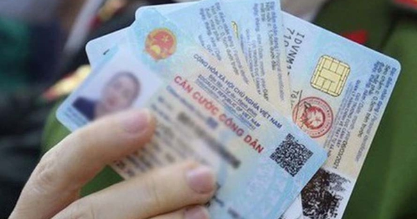 Thông báo quan trọng đến người dân có thẻ căn cước công dân