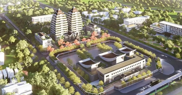 Hiện trạng khu đất làm nhà tang lễ với 2 tòa tháp giữa trung tâm Hà Nội