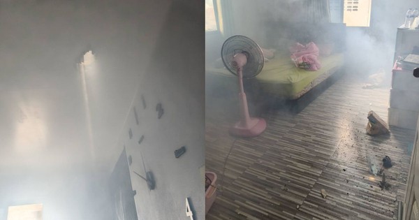 Người phụ nữ gãy chân vì vật lạ xuyên thủng mái nhà khi đang ở phòng ngủ