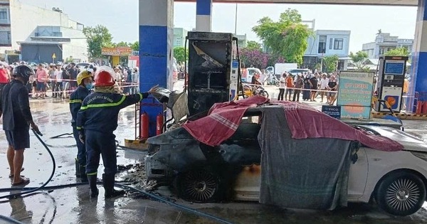 Công an Đà Nẵng thông tin nguyên nhân vụ cháy ô tô tại cây xăng, 2 người chết