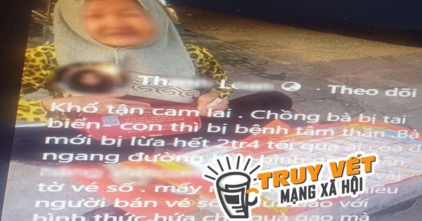 Xác minh clip cụ bà bán vé số nghi bị bỏ thuốc mê lấy hết tiền