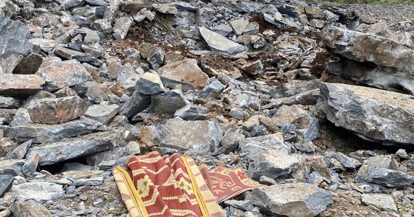 Hiện trường vụ sạt lở mỏ đá ở Thanh Hóa khiến 3 công nhân tử vong