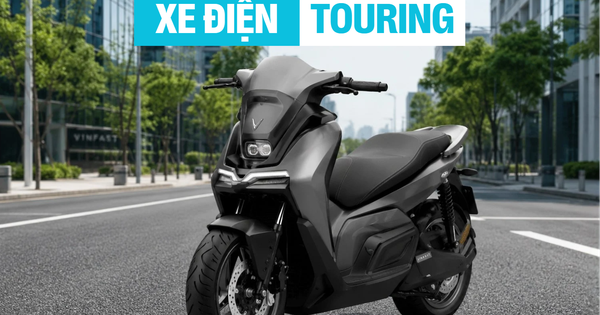 Lộ xe máy điện VinFast hoàn toàn mới tại Việt Nam: Thiết kế phong cách touring, động cơ đặt giữa, kính chắn gió cỡ lớn thoải mái đi phượt