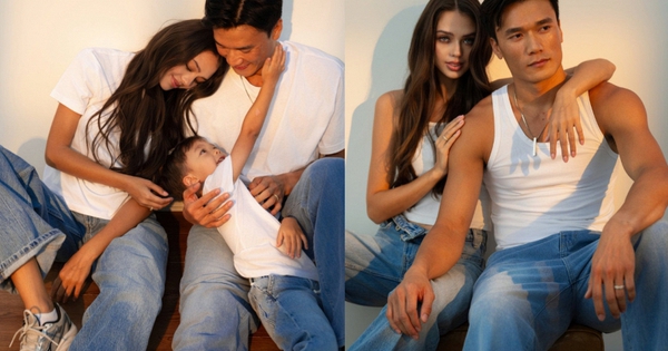 Bùi Tiến Dũng hóa nam thần bên vợ mẫu tây nóng bỏng: Khung hình cực phẩm gấp đôi visual