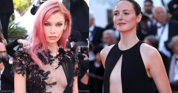 Váy xuyên thấu, hở bạo trên thảm đỏ Cannes ngày cuối
