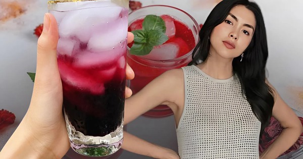 Giữa đỉnh điểm nắng nóng: Học Tăng Thanh Hà uống loại trà 